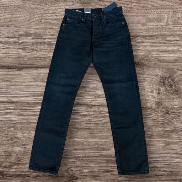 G Star Raw Style 3301 Straight Tapered Stretch Black Jeans Men’s Size 28/30 - Picture 1 of 12